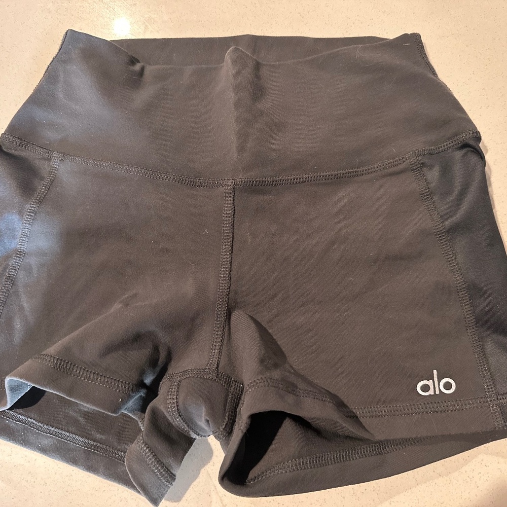 ALO Yoga Black Athletic Shorts